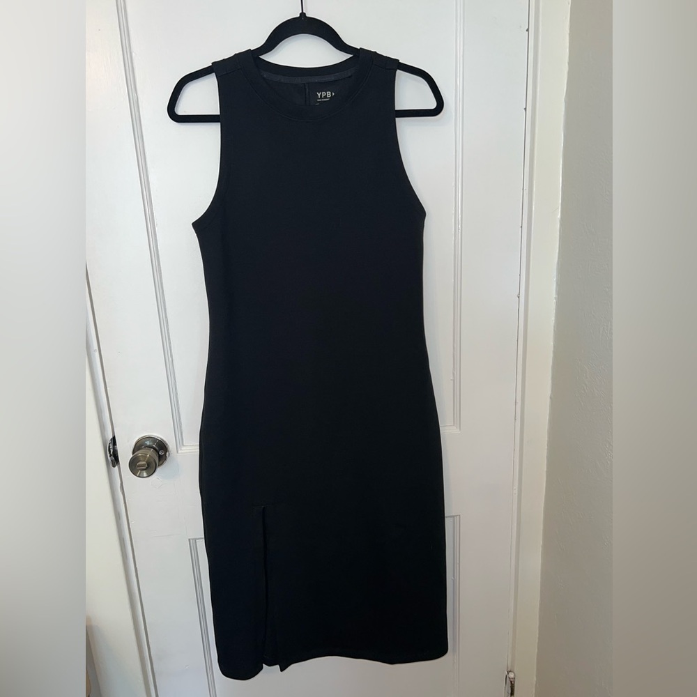 Abercrombie & Fitch Black Midi Dress
